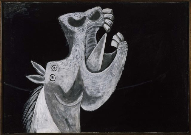 Pablo Picasso's study of a stressed horse for 'Guernica'